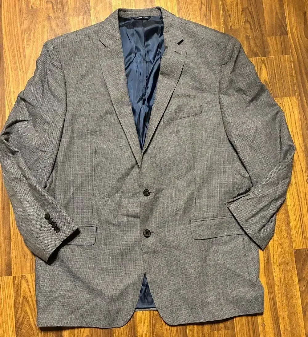 Kenneth Cole Reaction Mens Slim fit Sport Coat Blazer Gray Check